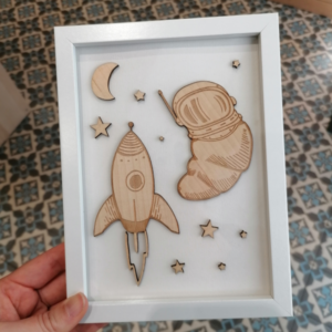 Tableau un Croissant dans l'espace