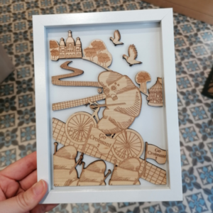 Tableau Vélo-Croissant à Montmartre