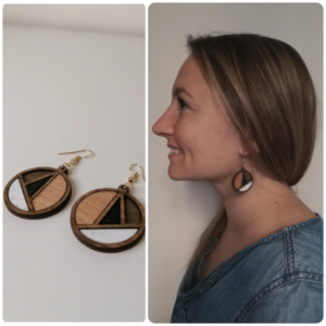 Boucles d'oreilles Multi-matières