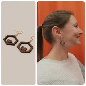 Boucles d'oreilles Coeur 4