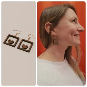 Boucles d'oreilles Coeur 2
